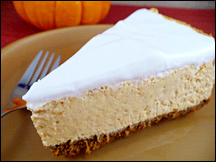 HG's Vanilla Crème Pumpkin Cheesecake